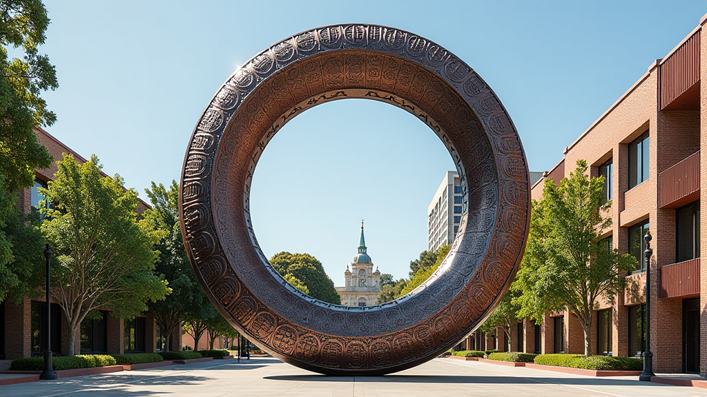 13 tonnen kunstwerk ouroboros