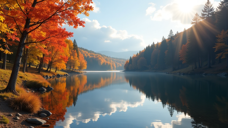 farbenpr chtigen herbstlandschaften