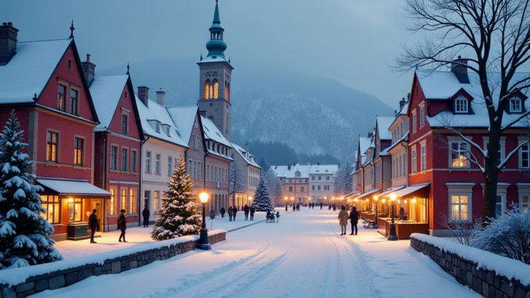 winterlichen europ ischen