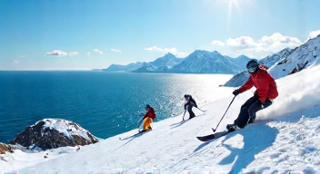 Perspektiven zu Wintersport mit Meerblick