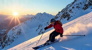 Skifahren unter der Mitternachtssonne in Island (4/10)
