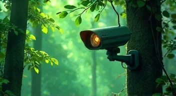 Technologische Überwachung in der Waldsiedlung (4/10)