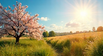 Ich erinnere an die Wärme des Frühlings und die Sehnsucht nach Sonne (1/10)