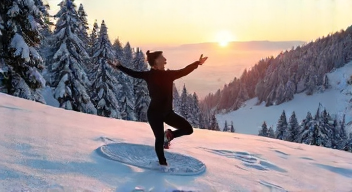 Meine Erfahrungen mit Schneeschuh-Yoga: Entspannung und Natur (1/10)