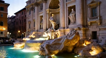 Erinnerungen an den Trevi-Brunnen: Mein erster Besuch (1/10)